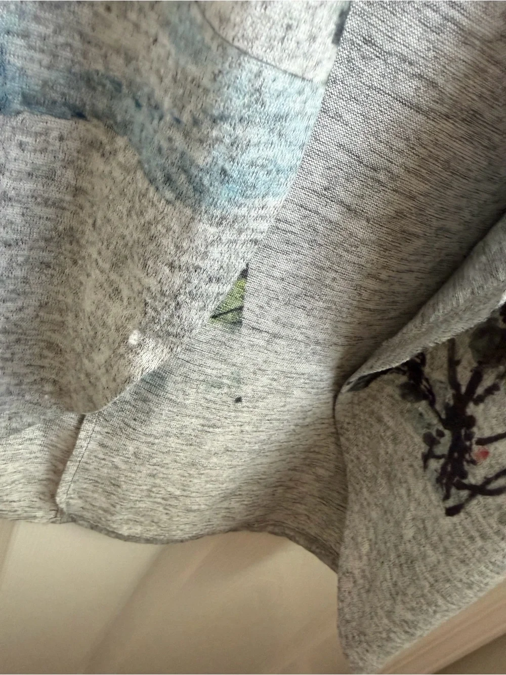 Ginger G Light Heather Gray Open Cardigan